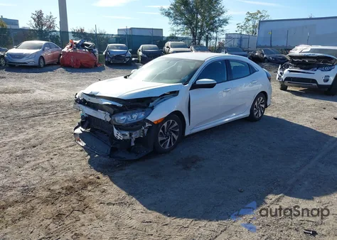 2017 Honda Civic Lx из США, поврежденный, VIN SHHFK7H28HU216810